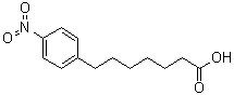 CAS # 66147-99-7, 4-Nitrobenzeneheptanoic acid, 7-(4-Nitrophenyl)heptanoic acid