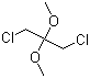 structure of CAS# 6626-57-9, 1,3-二氯-2,2-二甲氧基丙烷