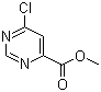 structure of CAS# 6627-22-1, 6-氯嘧啶-4-羧酸甲酯