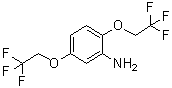 structure of CAS# 66300-37-6, 2,5-二(2,2,2-三氟乙氧基)苯胺