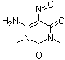 structure of CAS# 6632-68-4, 6-氨基-1,3-二甲基-5-亚硝基尿嘧啶