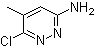structure of CAS# 66346-87-0, 6-Chloro-5-methylpyridazin-3-amine