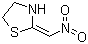 structure of CAS# 66357-40-2, 2-(Nitromethylene)thiazolidine