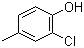 structure of CAS# 6640-27-3, 2-氯-4-甲基苯酚