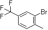 structure of CAS# 66417-30-9, 2-Bromo-1-methyl-4-trifluoromethylbenzene
