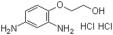 structure of CAS# 66422-95-5, 2-(2,4-Diaminophenoxy)ethanol dihydrochloride