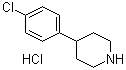 structure of CAS# 6652-06-8, 4-(4-氯苯基)哌啶盐酸盐