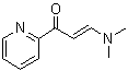 structure of CAS# 66521-54-8, 3-Dimethylamino-1-pyridin-2-ylpropenone
