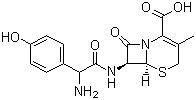 CAS # 66592-87-8, Cefadroxil, 7-[[2-Amino-2-(4-hydroxyphenyl)acetyl]amino]-3-methyl-8-oxo-5-thia-1-azabicyclo[4.2.0]oct-2-ene-2-carboxylic acid