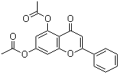 CAS 登录号：6665-78-7, 5,7-二乙酰氧基黄酮