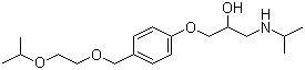 structure of CAS# 66722-44-9, Bisoprolol