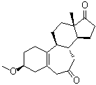 CAS # 6679-39-6, 3beta-Methoxy-B-homoestr-5(10)-ene-7,17-dione