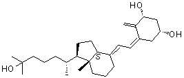 CAS # 66791-71-7, 1-Epicalcitriol, 1beta,25-Dihydroxycholecalciferol, 1beta,25-Dihydroxyvitamin-D3, NS 8
