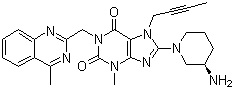 structure of CAS# 668270-12-0, 利拉利汀