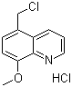 CAS 登录号：668275-75-0, 5-(氯甲基)-8-甲氧基喹啉盐酸盐