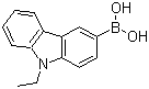 structure of CAS# 669072-93-9, (9-Ethyl-9H-carbazol-3-yl)boronic acid