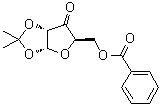 CAS 登录号：6698-46-0, 1,2-O-(异丙亚基)-alpha-D-赤式-呋喃戊-3-酮糖苯甲酸酯