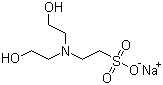 structure of CAS# 66992-27-6, N,N-二(2-羟乙基)-2-氨基乙磺酸钠