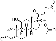 structure of CAS# 67-78-7, Triamcinolone diacetate