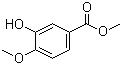 structure of CAS# 6702-50-7, 3-羟基-4-甲氧基苯甲酸甲酯