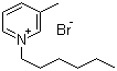 structure of CAS# 67021-56-1, 1-Hexyl-3-methylpyridinium bromide
