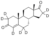 structure of CAS# 67034-85-9, 4-雄甾烯-3,17-二酮-2,2,4,6,6,16,16D7