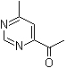 structure of CAS# 67073-96-5, 4-乙酰基-6-甲基嘧啶