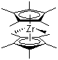 structure of CAS# 67108-80-9, Bis(pentamethylcyclopentadienyl)dimethylzirconium