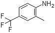 structure of CAS# 67169-22-6, 4-Amino-3-methylbenzotrifluoride