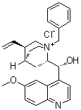 structure of CAS# 67174-25-8, (-)-N-苄基奎宁鎓氯化物