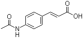 CAS # 67249-02-9, (2E)-3-[4-(Acetylamino)phenyl]-2-propenoic acid