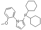 structure of CAS# 672937-63-2, 1-(2-Methoxyphenyl)-2-(dicyclohexylphosphino)pyrrole