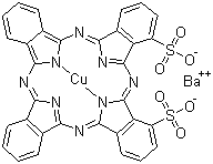 CAS 登录号：67340-41-4, 颜料蓝 17:1, 耐晒湖蓝色淀