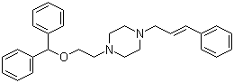 CAS # 67469-57-2, 1-[2-(Diphenylmethoxy)ethyl]-4-(3-phenyl-2-propen-1-yl)piperazine, 1-[2-(Diphenylmethoxy)ethyl]-4-(3-phenyl-2-propenyl)piperazine, GBR 12783