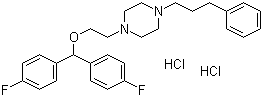 structure of CAS# 67469-78-7, Vanoxerine dihydrochloride