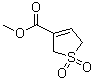 structure of CAS# 67488-50-0, 2,5-Dihydro-3-thiophenecarboxylic acid methyl ester 1,1-dioxide