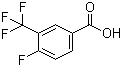structure of CAS# 67515-55-3, 4-Fluoro-3-(trifluoromethyl)benzoic acid