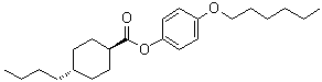 CAS # 67589-50-8, 4-Hexyloxyphenyl 4-trans-butylcyclohexylcarboxylate