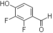 structure of CAS# 676500-39-3, 2,3-二氟-4-羟基苯甲醛