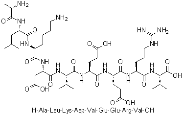 CAS 登录号：676594-88-0, L-丙氨酰-L-亮氨酰-L-赖氨酰-L-alpha-天冬氨酰-L-缬氨酰-L-alpha-谷氨酰-L-alpha-谷氨酰-L-精氨酰-L-缬氨酸