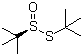 structure of CAS# 67734-35-4, R-(+)-叔丁基亚磺酸硫代叔丁酯