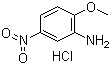 structure of CAS# 67827-72-9, 2-甲氧基-5-硝基苯胺盐酸盐