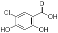 CAS 登录号：67828-44-8, 5-氯-2,4-二羟基苯甲酸