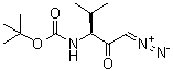 CAS 登录号：67865-71-8, N-[(1S)-3-重氮基-1-(1-甲基乙基)-2-氧代丙基]氨基甲酸叔丁酯