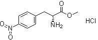 structure of CAS# 67877-95-6, 4-Nitro-D-phenylalanine methyl ester monohydrochloride