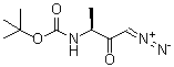 CAS 登录号：67919-80-6, N-[(1S)-3-重氮基-1-甲基-2-氧代丙基]氨基甲酸叔丁酯