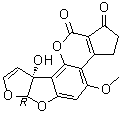structure of CAS# 6795-23-9, Aflatoxin M1