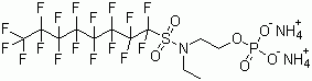 CAS # 67969-69-1, Diammonium N-ethylheptadecafluoro-N-[2-(phosphonatooxy)ethyl]octanesulfonamidate