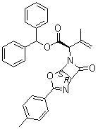 CAS # 67978-05-6, [1R-[1alpha,5alpha,6(R)]]-alpha-(1-methylethenyl)-3-(4-methylphenyl)-7-oxo-4-Oxa-2,6-diazabicyclo[3.2.0]hept-2-ene-6-acetic acid diphenylmethyl ester