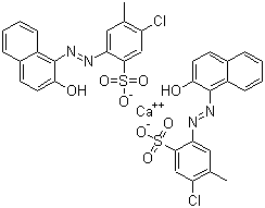 CAS # 67990-35-6, Pigment Red 53:2, C.I. 15585:2, 5-Chloro-2-[2-(2-hydroxy-1-naphthalenyl)diazenyl]-4-methylbenzenesulfonic acid calcium salt